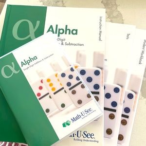 Math U See Alpha Single Digit Addition & Subtraction Set